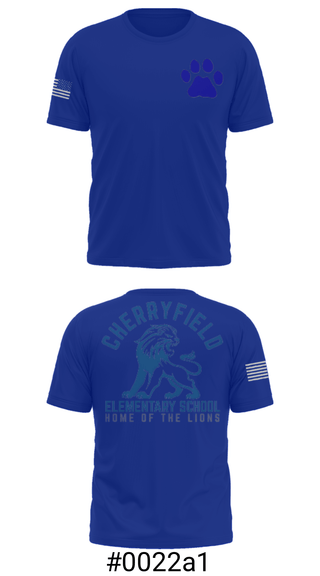 Short Sleeve Performance Shirt, Cherryfield Elementary School, Spirit Store, Teamtime, Team time, sublimation, custom sports apparel, team uniforms, spirit wear, spiritwear, sports uniforms, custom shirts, team store, custom team store, fundraiser sports, apparel fundraiser