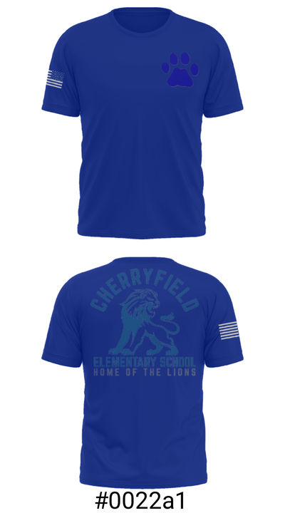 Cherryfield Elementary School 53264844 Short Sleeve Performance Shirt - 19