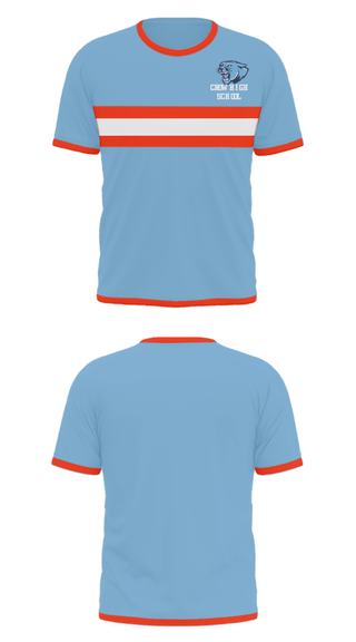 Short Sleeve Performance Shirt, Crow High School, Spirit Store, Teamtime, Team time, sublimation, custom sports apparel, team uniforms, spirit wear, spiritwear, sports uniforms, custom shirts, team store, custom team store, fundraiser sports, apparel fundraiser