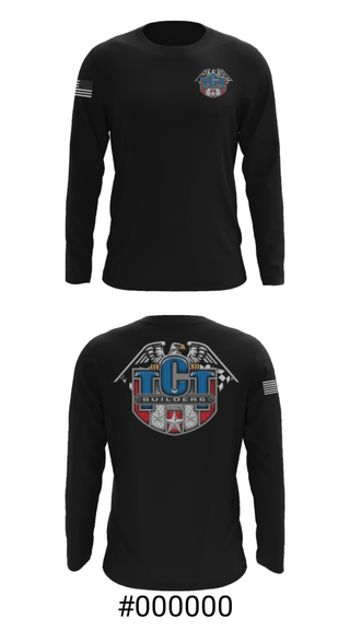 Long Sleeve Performance Shirt, TCT Builders Inc., , Teamtime, Team time, sublimation, custom sports apparel, team uniforms, spirit wear, spiritwear, sports uniforms, custom shirts, team store, custom team store, fundraiser sports, apparel fundraiser