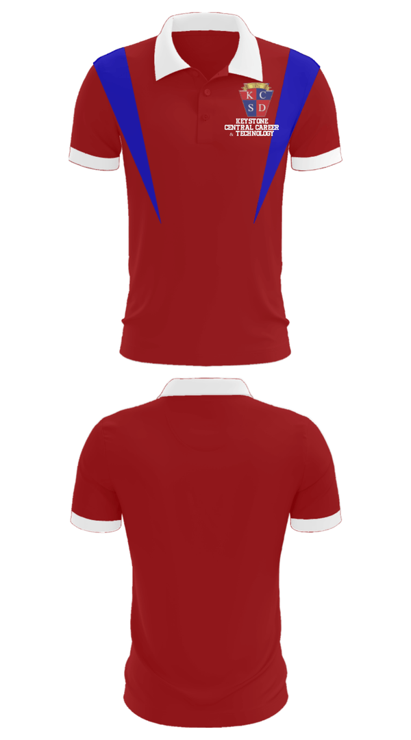 Short Sleeve Performance Polo, Keystone Central Career & Technology, Spirit Store, Teamtime, Team time, sublimation, custom sports apparel, team uniforms, spirit wear, spiritwear, sports uniforms, custom shirts, team store, custom team store, fundraiser sports, apparel fundraiser