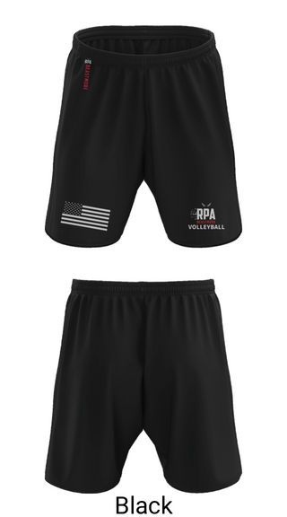 Athletic Shorts With Pockets, RISE, Women's Volleyball, Teamtime, Team time, sublimation, custom sports apparel, team uniforms, spirit wear, spiritwear, sports uniforms, custom shirts, team store, custom team store, fundraiser sports, apparel fundraiser