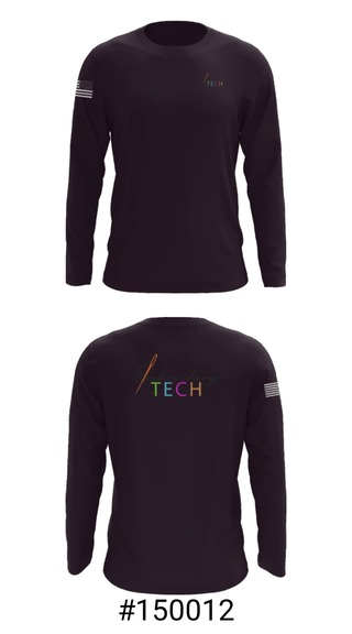Long Sleeve Performance Shirt, Embroidery Tech, , Teamtime, Team time, sublimation, custom sports apparel, team uniforms, spirit wear, spiritwear, sports uniforms, custom shirts, team store, custom team store, fundraiser sports, apparel fundraiser