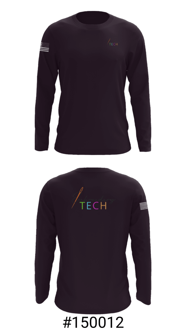 Long Sleeve Performance Shirt, Embroidery Tech, , Teamtime, Team time, sublimation, custom sports apparel, team uniforms, spirit wear, spiritwear, sports uniforms, custom shirts, team store, custom team store, fundraiser sports, apparel fundraiser