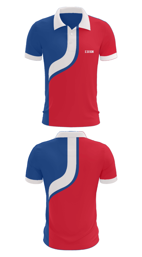 Short Sleeve Performance Polo, EDISON, Wrestling, Teamtime, Team time, sublimation, custom sports apparel, team uniforms, spirit wear, spiritwear, sports uniforms, custom shirts, team store, custom team store, fundraiser sports, apparel fundraiser