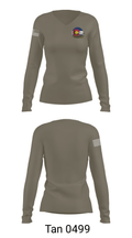 Colorado National Guard Biathlon Team 24779519 Women's Long Sleeve V-neck Shirt - 39