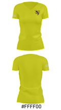 Haynes Academy For Advanced Studies Swimming 8741483 Women's Short Sleeve V-neck Shirt - 21