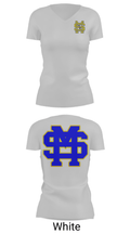 St Martin High School Swimming 70383314 Women's Short Sleeve V-neck Shirt - 7