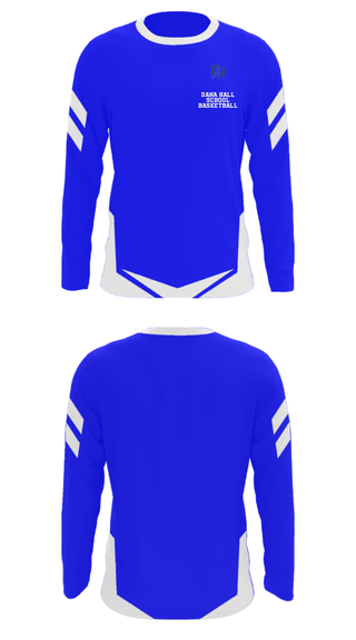 Long Sleeve Performance Shirt, Dana Hall School Basketball, Women's Basketball, Teamtime, Team time, sublimation, custom sports apparel, team uniforms, spirit wear, spiritwear, sports uniforms, custom shirts, team store, custom team store, fundraiser sports, apparel fundraiser