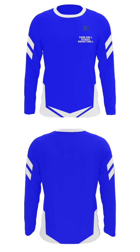 Long Sleeve Performance Shirt, Dana Hall School Basketball, Women's Basketball, Teamtime, Team time, sublimation, custom sports apparel, team uniforms, spirit wear, spiritwear, sports uniforms, custom shirts, team store, custom team store, fundraiser sports, apparel fundraiser