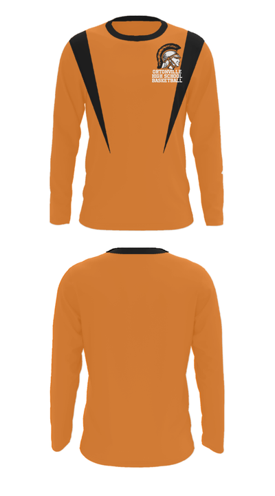 Ortonville High School Basketball 59262589 Long Sleeve Performance Shirt - 31