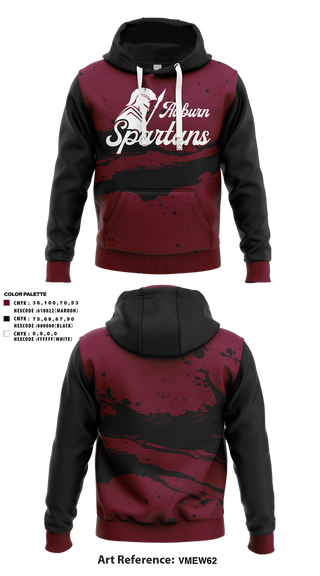 Hoodie, Auburn Spartans, , Teamtime, Team time, sublimation, custom sports apparel, team uniforms, spirit wear, spiritwear, sports uniforms, custom shirts, team store, custom team store, fundraiser sports, apparel fundraiser