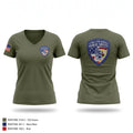 Woodville State University Police Department Women's Short Sleeve V-neck Shirt - 1