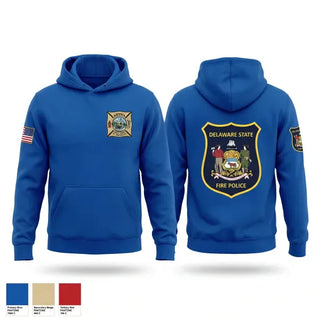 Hoodie, Delaware State Fire Police, Police, Teamtime, Team time, sublimation, custom sports apparel, team uniforms, spirit wear, spiritwear, sports uniforms, custom shirts, team store, custom team store, fundraiser sports, apparel fundraiser