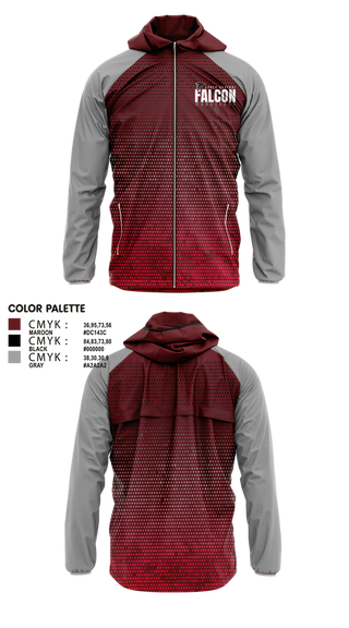 Windbreaker, Soutch Central High School Falcons, Wrestling, Teamtime, Team time, sublimation, custom sports apparel, team uniforms, spirit wear, spiritwear, sports uniforms, custom shirts, team store, custom team store, fundraiser sports, apparel fundraiser