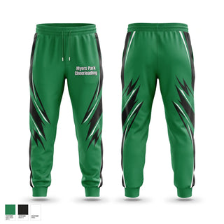Sweatpants, Myers Park Cheerleading, Cheer, Teamtime, Team time, sublimation, custom sports apparel, team uniforms, spirit wear, spiritwear, sports uniforms, custom shirts, team store, custom team store, fundraiser sports, apparel fundraiser