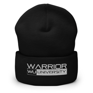 Warrior University Cuffed Beanie | Yupoong 1501KC