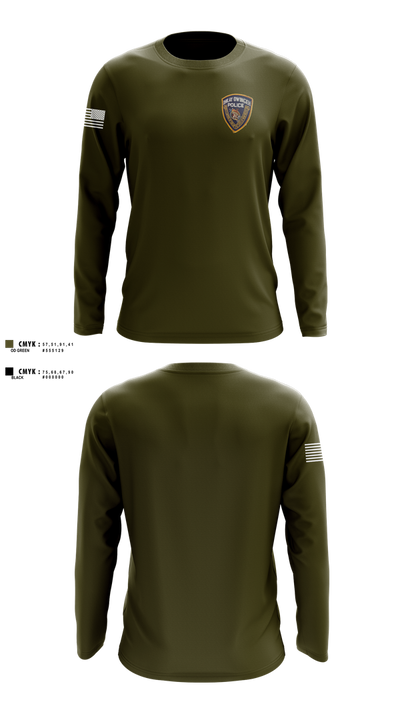 Ohkay Owingeh police 347501 Long Sleeve Performance Shirt 2
