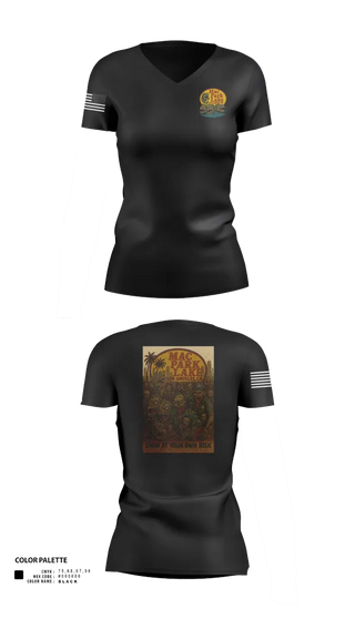 Womens Short Sleeve Vneck Shirt, MACARTHUR PARK UNIT, , Teamtime, Team time, sublimation, custom sports apparel, team uniforms, spirit wear, spiritwear, sports uniforms, custom shirts, team store, custom team store, fundraiser sports, apparel fundraiser