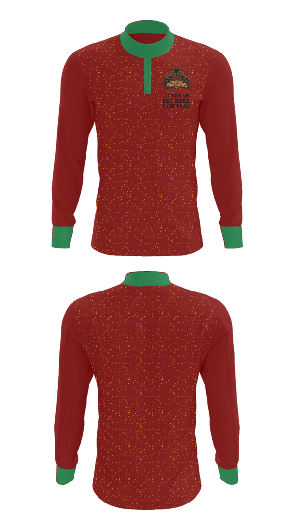 Quarter Zip Jacket, J F Shields High School Basketball, Men's Basketball, Teamtime, Team time, sublimation, custom sports apparel, team uniforms, spirit wear, spiritwear, sports uniforms, custom shirts, team store, custom team store, fundraiser sports, apparel fundraiser