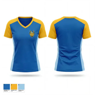 Womens Short Sleeve Vneck Shirt, Falkville Blue Devils, Baseball, Teamtime, Team time, sublimation, custom sports apparel, team uniforms, spirit wear, spiritwear, sports uniforms, custom shirts, team store, custom team store, fundraiser sports, apparel fundraiser