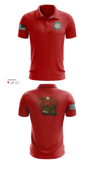 Short Sleeve Performance Polo, Navy Cargo Handling Battalion One, Navy, Teamtime, Team time, sublimation, custom sports apparel, team uniforms, spirit wear, spiritwear, sports uniforms, custom shirts, team store, custom team store, fundraiser sports, apparel fundraiser