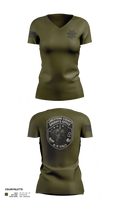 Limestone County Sheriff K9 Unit Women's Short Sleeve V-neck Shirt - 21