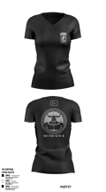 173RD SECFOR OAS IX 9040611 Women's Short Sleeve V-neck Shirt - 22
