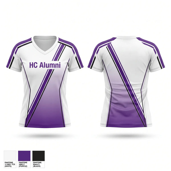 Womens Short Sleeve Vneck Shirt, HC Alumni, Cross Country, Teamtime, Team time, sublimation, custom sports apparel, team uniforms, spirit wear, spiritwear, sports uniforms, custom shirts, team store, custom team store, fundraiser sports, apparel fundraiser