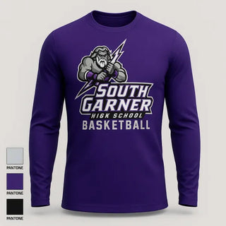 Long Sleeve Performance Shirt, South Garner High School Basketball, Women's Basketball, Teamtime, Team time, sublimation, custom sports apparel, team uniforms, spirit wear, spiritwear, sports uniforms, custom shirts, team store, custom team store, fundraiser sports, apparel fundraiser