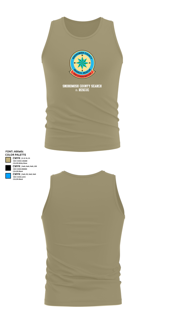 Tank Top, Snohomish County Search & Rescue, , Teamtime, Team time, sublimation, custom sports apparel, team uniforms, spirit wear, spiritwear, sports uniforms, custom shirts, team store, custom team store, fundraiser sports, apparel fundraiser