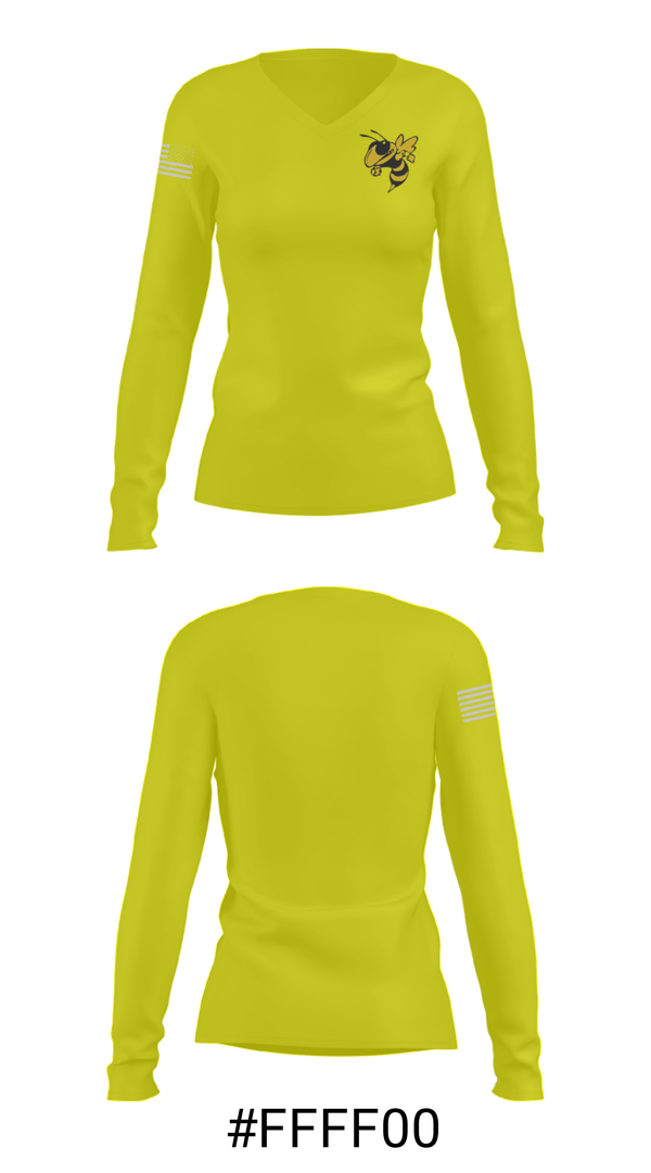 Women's Long Sleeve Vneck Shirt, Haynes Academy For Advanced Studies Swimming, Swimming, Teamtime, Team time, sublimation, custom sports apparel, team uniforms, spirit wear, spiritwear, sports uniforms, custom shirts, team store, custom team store, fundraiser sports, apparel fundraiser