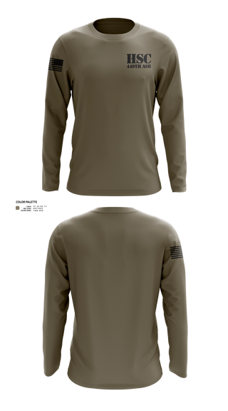 Long Sleeve Performance Shirt, HSC 449th ASB, National Guard, Teamtime, Team time, sublimation, custom sports apparel, team uniforms, spirit wear, spiritwear, sports uniforms, custom shirts, team store, custom team store, fundraiser sports, apparel fundraiser
