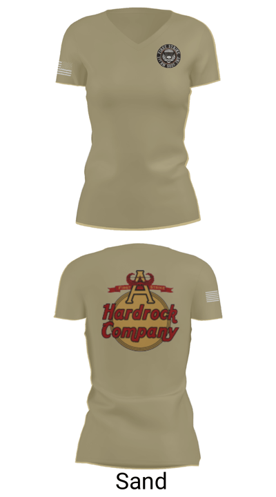 Hardrock Company 49031868 Women's Short Sleeve V-neck Shirt - 44