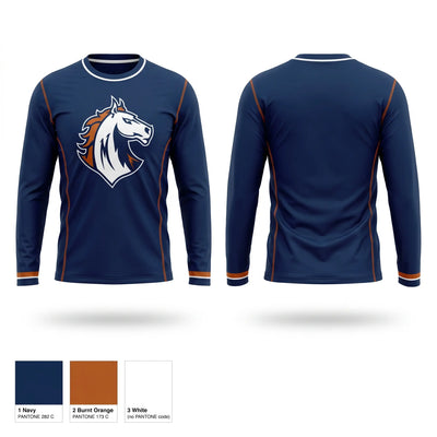 Mustangs Long Sleeve Performance Shirt - 2