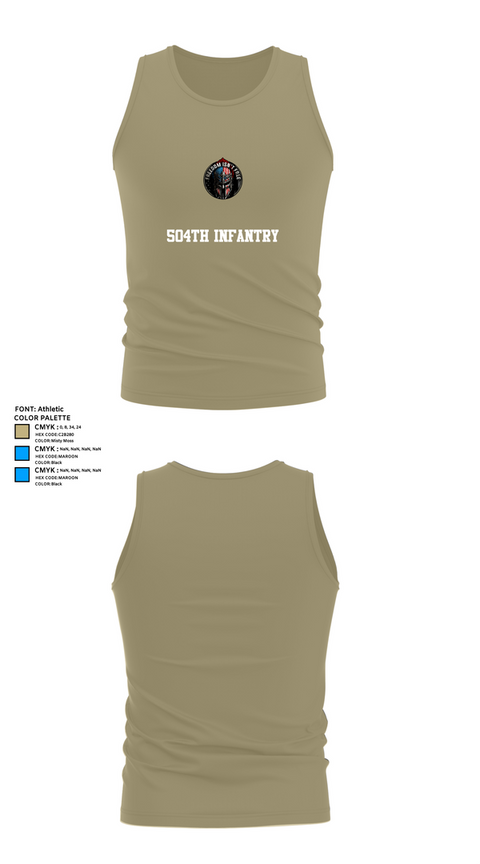 Tank Top, 504th Infantry, , Teamtime, Team time, sublimation, custom sports apparel, team uniforms, spirit wear, spiritwear, sports uniforms, custom shirts, team store, custom team store, fundraiser sports, apparel fundraiser