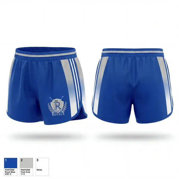 Womens Shorts, Royals, Baseball, Teamtime, Team time, sublimation, custom sports apparel, team uniforms, spirit wear, spiritwear, sports uniforms, custom shirts, team store, custom team store, fundraiser sports, apparel fundraiser