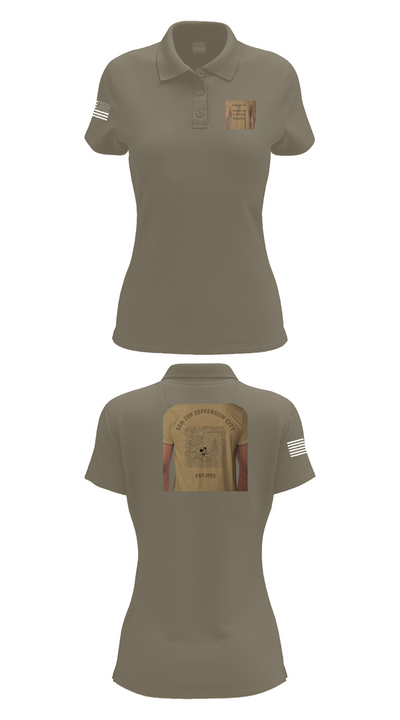 Jefferson City 36022409 Women's Short Sleeve Performance Polo  - 71