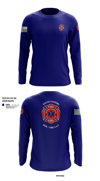 SOUTH Eastern Ems/Fire 69455836 Long Sleeve Performance Shirt 100 (1)