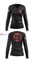 Paradise Point 18364104 Women's Long Sleeve V-neck Shirt - 100