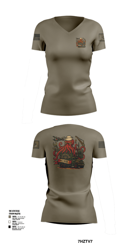 Womens Short Sleeve Vneck Shirt, NCHB-1, , Teamtime, Team time, sublimation, custom sports apparel, team uniforms, spirit wear, spiritwear, sports uniforms, custom shirts, team store, custom team store, fundraiser sports, apparel fundraiser