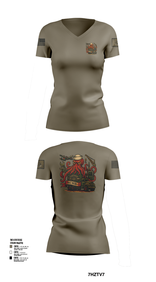 Womens Short Sleeve Vneck Shirt, NCHB-1, , Teamtime, Team time, sublimation, custom sports apparel, team uniforms, spirit wear, spiritwear, sports uniforms, custom shirts, team store, custom team store, fundraiser sports, apparel fundraiser
