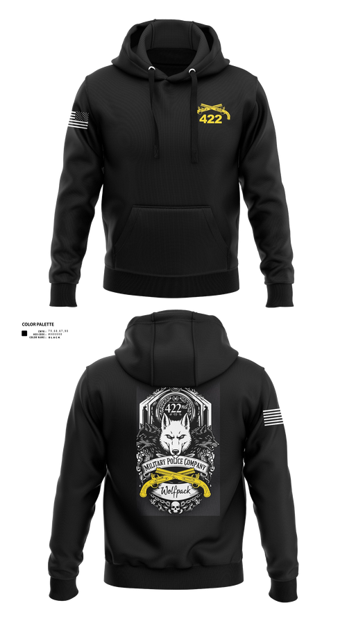 Hoodie, 422nd Military Police Company, Army, Teamtime, Team time, sublimation, custom sports apparel, team uniforms, spirit wear, spiritwear, sports uniforms, custom shirts, team store, custom team store, fundraiser sports, apparel fundraiser