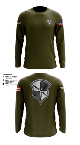 Long Sleeve Performance Shirt, AOSD, Army, Teamtime, Team time, sublimation, custom sports apparel, team uniforms, spirit wear, spiritwear, sports uniforms, custom shirts, team store, custom team store, fundraiser sports, apparel fundraiser