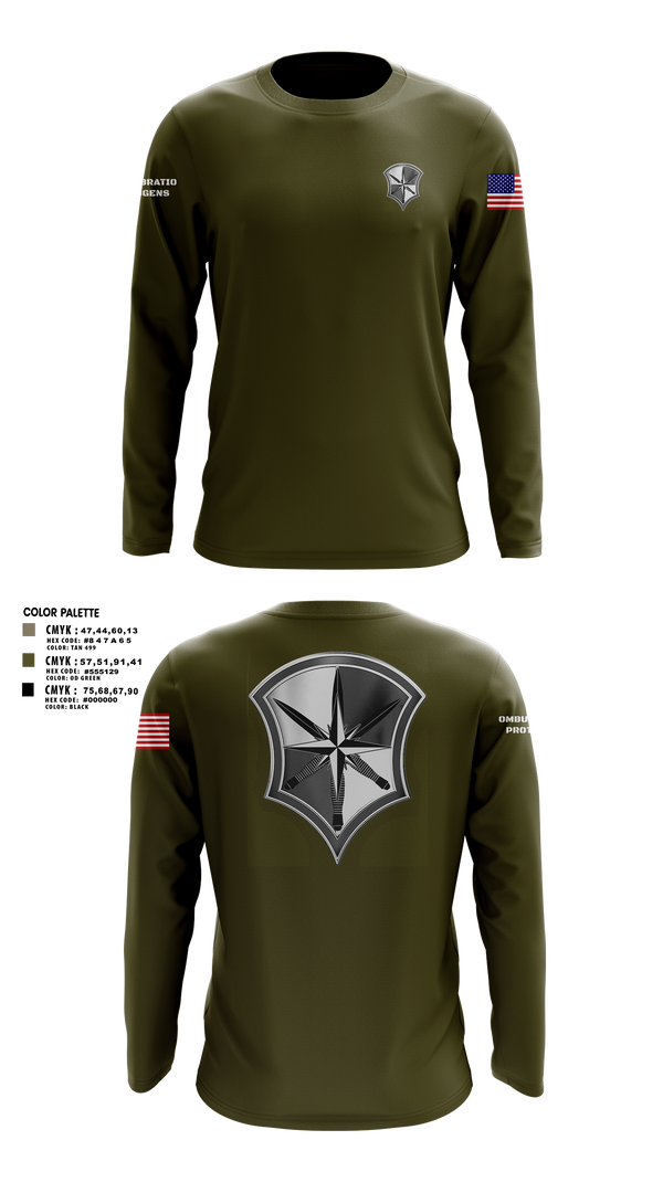 Long Sleeve Performance Shirt, AOSD, Army, Teamtime, Team time, sublimation, custom sports apparel, team uniforms, spirit wear, spiritwear, sports uniforms, custom shirts, team store, custom team store, fundraiser sports, apparel fundraiser