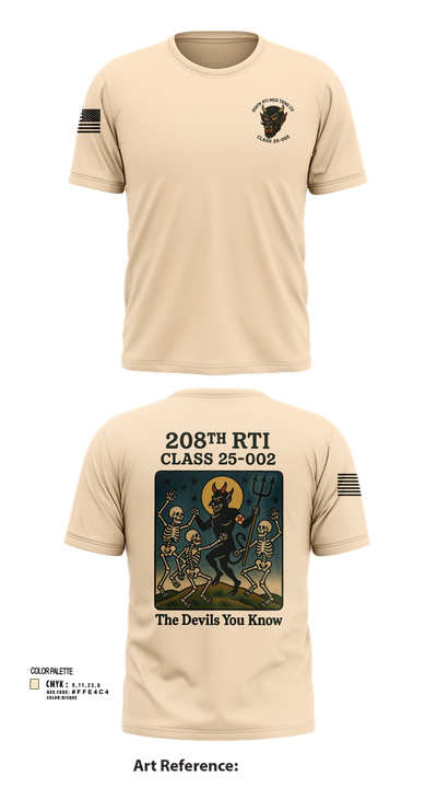 208th RTI MED TRNG CO Class 25-002 54968999 Short Sleeve Performance Shirt - 103