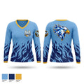 New Jersey Phoenix Women's Long Sleeve V-neck Shirt - 1