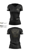 Arlington County Bomb Squad 31084993 Women's Short Sleeve V-neck Shirt - 100