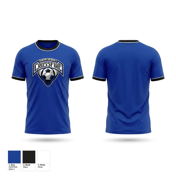 Short Sleeve Performance Shirt, Crossfire, Men's Soccer, Teamtime, Team time, sublimation, custom sports apparel, team uniforms, spirit wear, spiritwear, sports uniforms, custom shirts, team store, custom team store, fundraiser sports, apparel fundraiser
