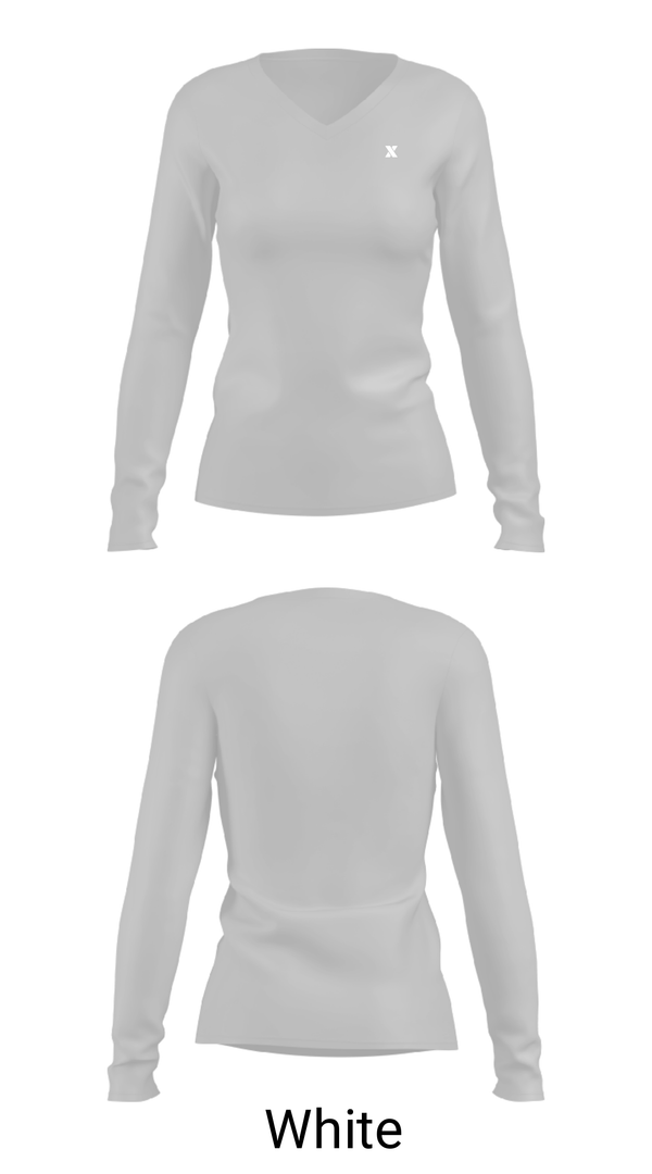 Women's Long Sleeve Vneck Shirt, x, Cross Country, Teamtime, Team time, sublimation, custom sports apparel, team uniforms, spirit wear, spiritwear, sports uniforms, custom shirts, team store, custom team store, fundraiser sports, apparel fundraiser